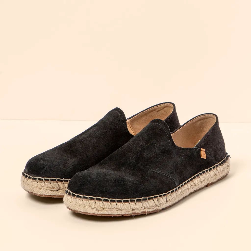 El Naturalista N677 SILK SUEDE-COTTON Noir | EKO-83132902